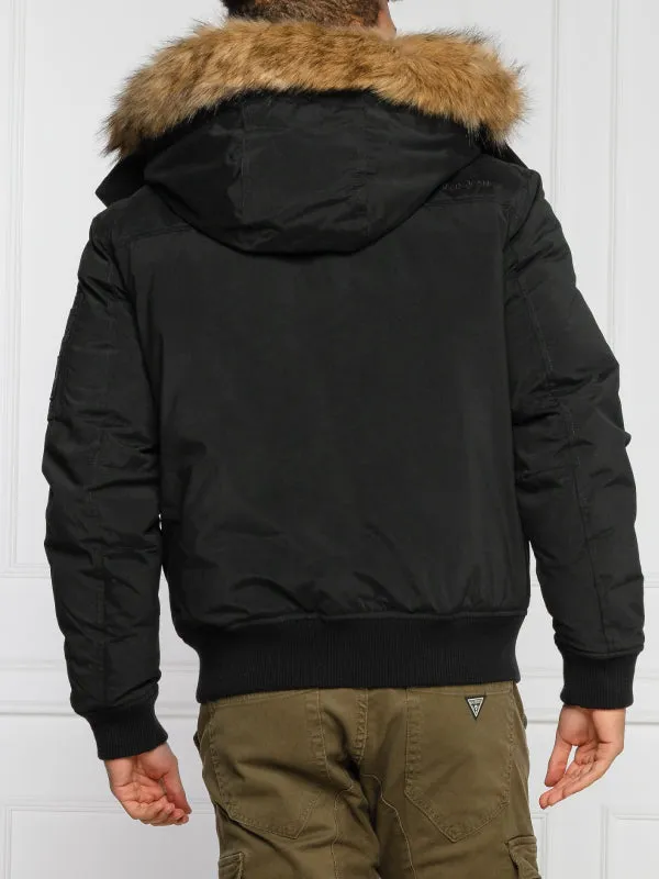 Fur Trimmed Down Jacket