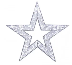 Giant 2D LED Lit Star - 4' & 6.5'