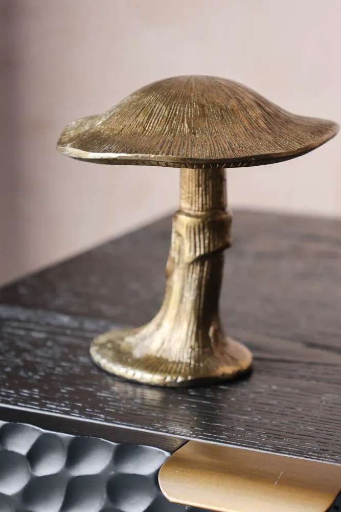 Gold Magic Mushroom Ornament