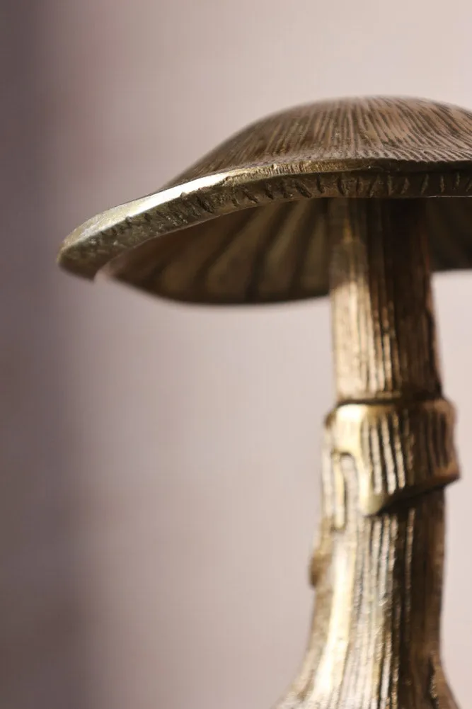 Gold Magic Mushroom Ornament