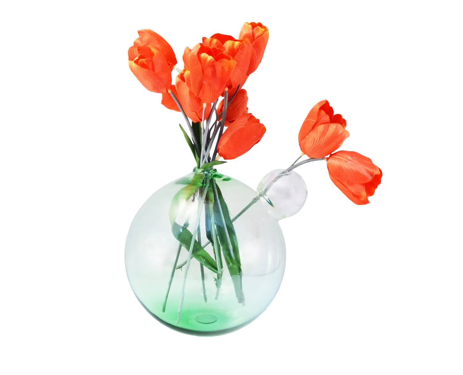 Green Bubble Vase