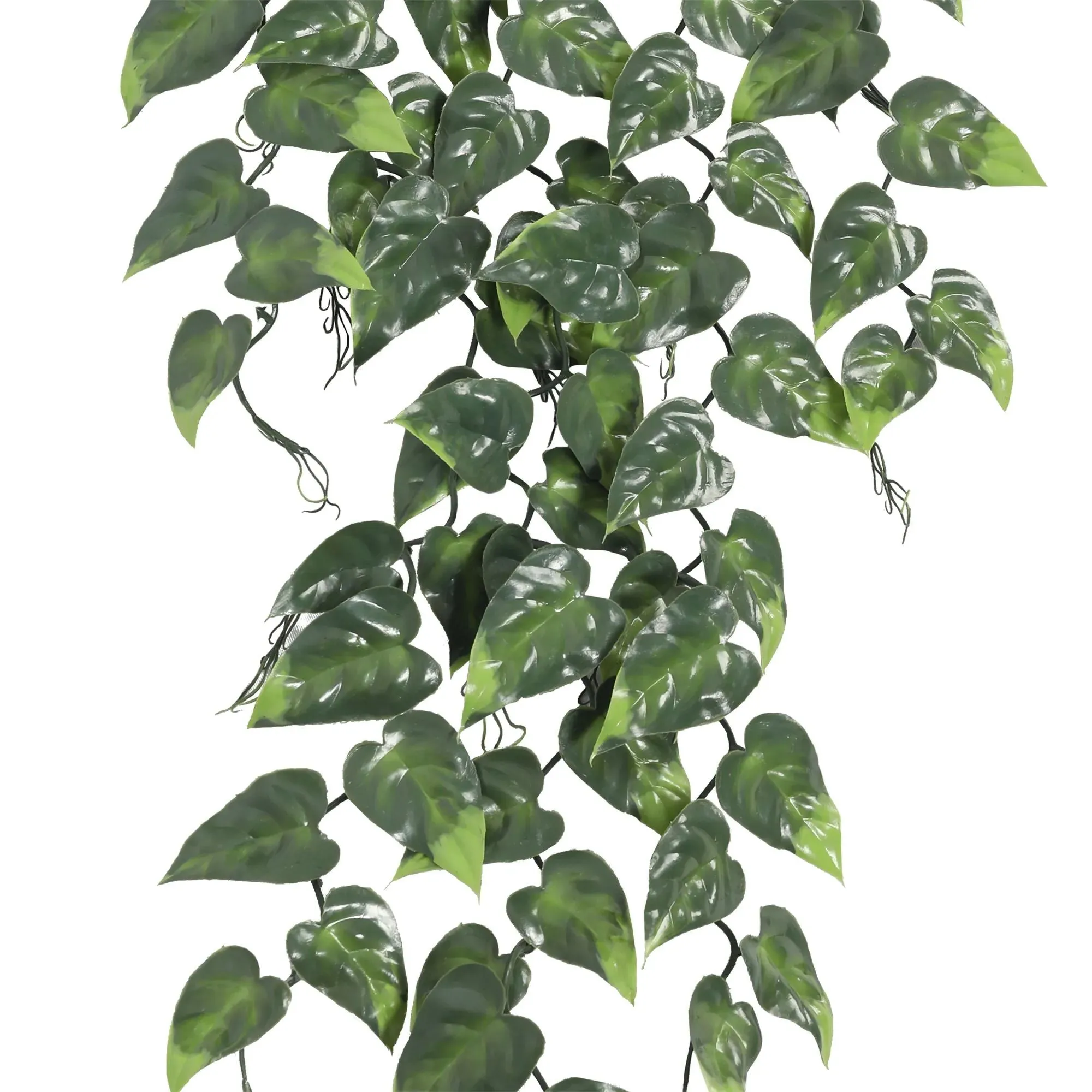 Hanging Artificial Pothos / Philodendron Plant UV Resistant 105cm