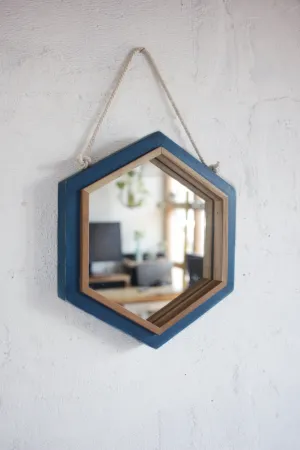 Hexagonal Elegance: A Stunning Mirror for Your Stylish Home Decor