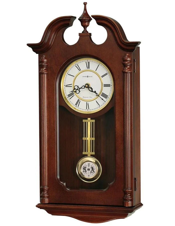 Howard Miller Danwood Chiming Pendulum Wall Clock - Westminster - Roman Numerals