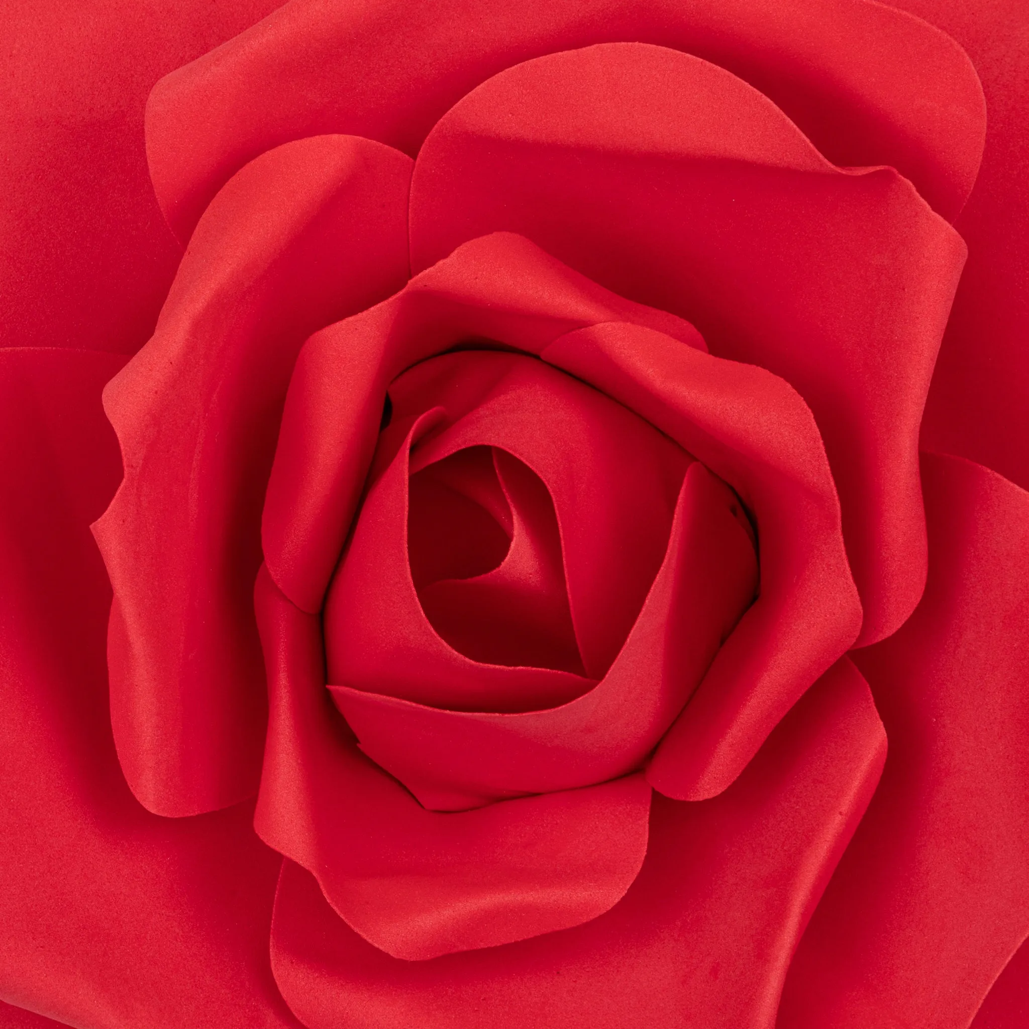 Large Foam Rose Wall  Decor 40 cm - Red