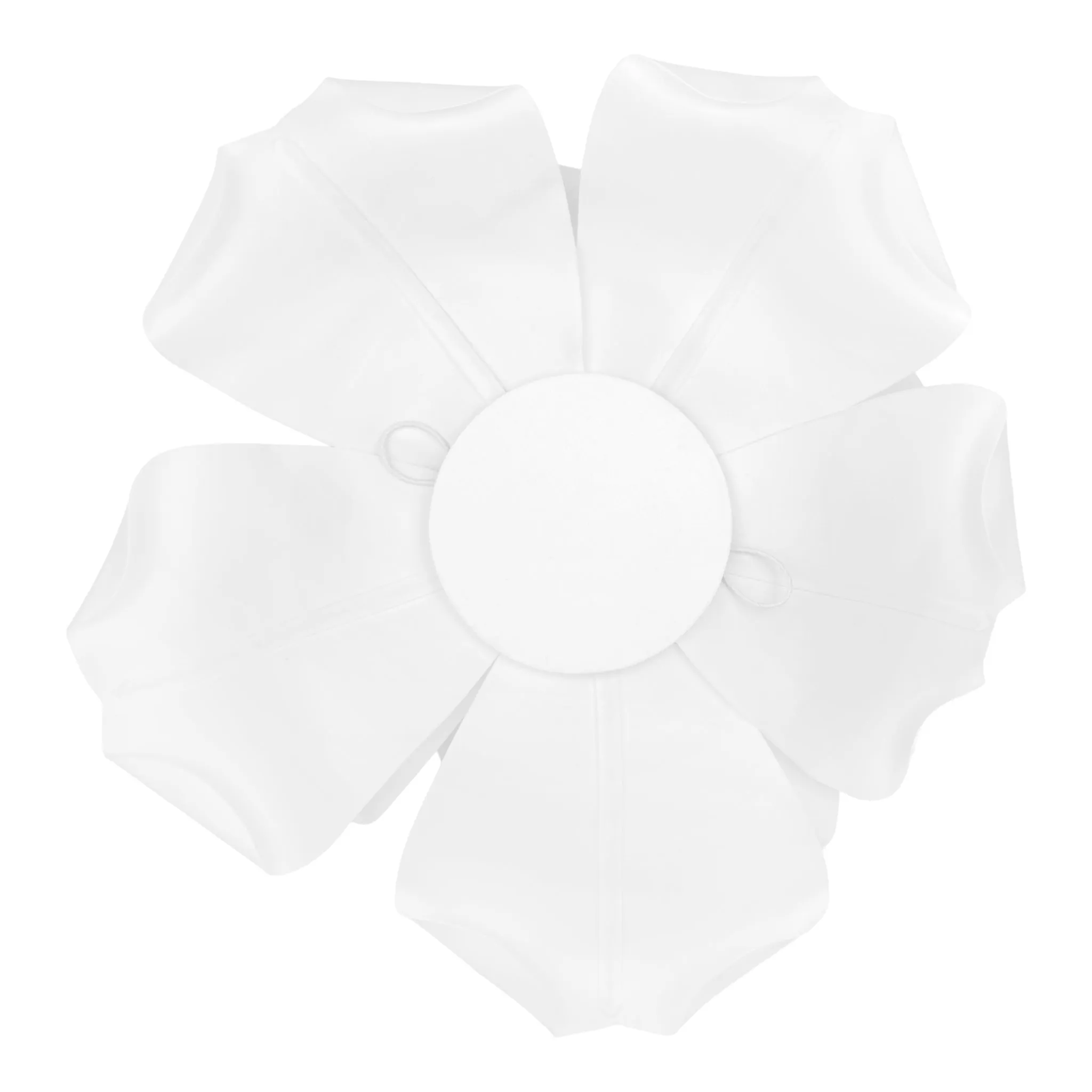 Large Foam Rose Wall  Decor 50 cm - White