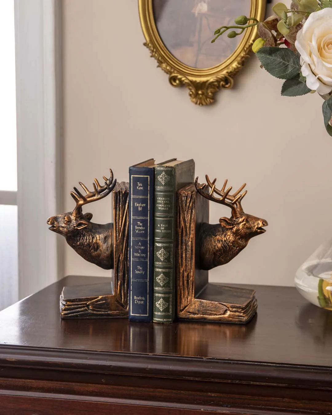 'Majestic Elk' Bookend Set