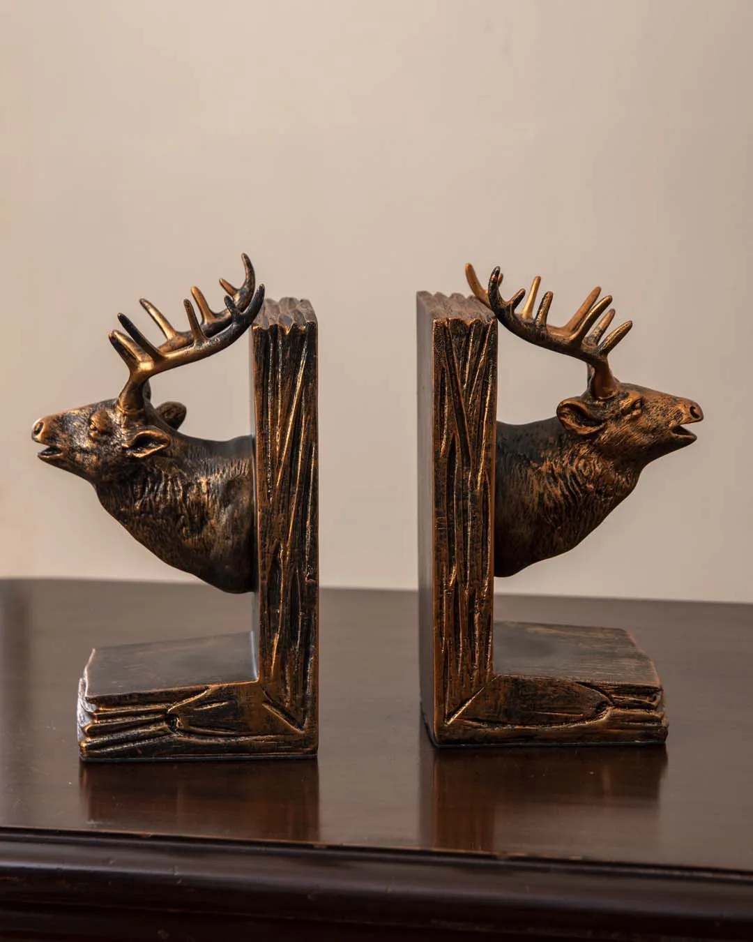 'Majestic Elk' Bookend Set