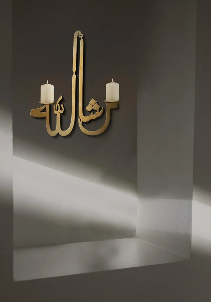 Mashallah Candleholder Wall Sconce 50% off