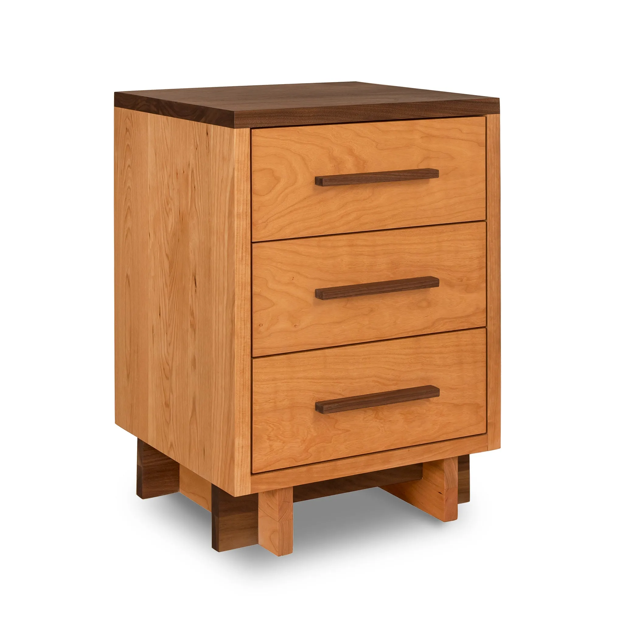 Modern American 3-Drawer Nightstand