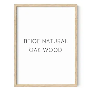 Natural Oak Wall Frames