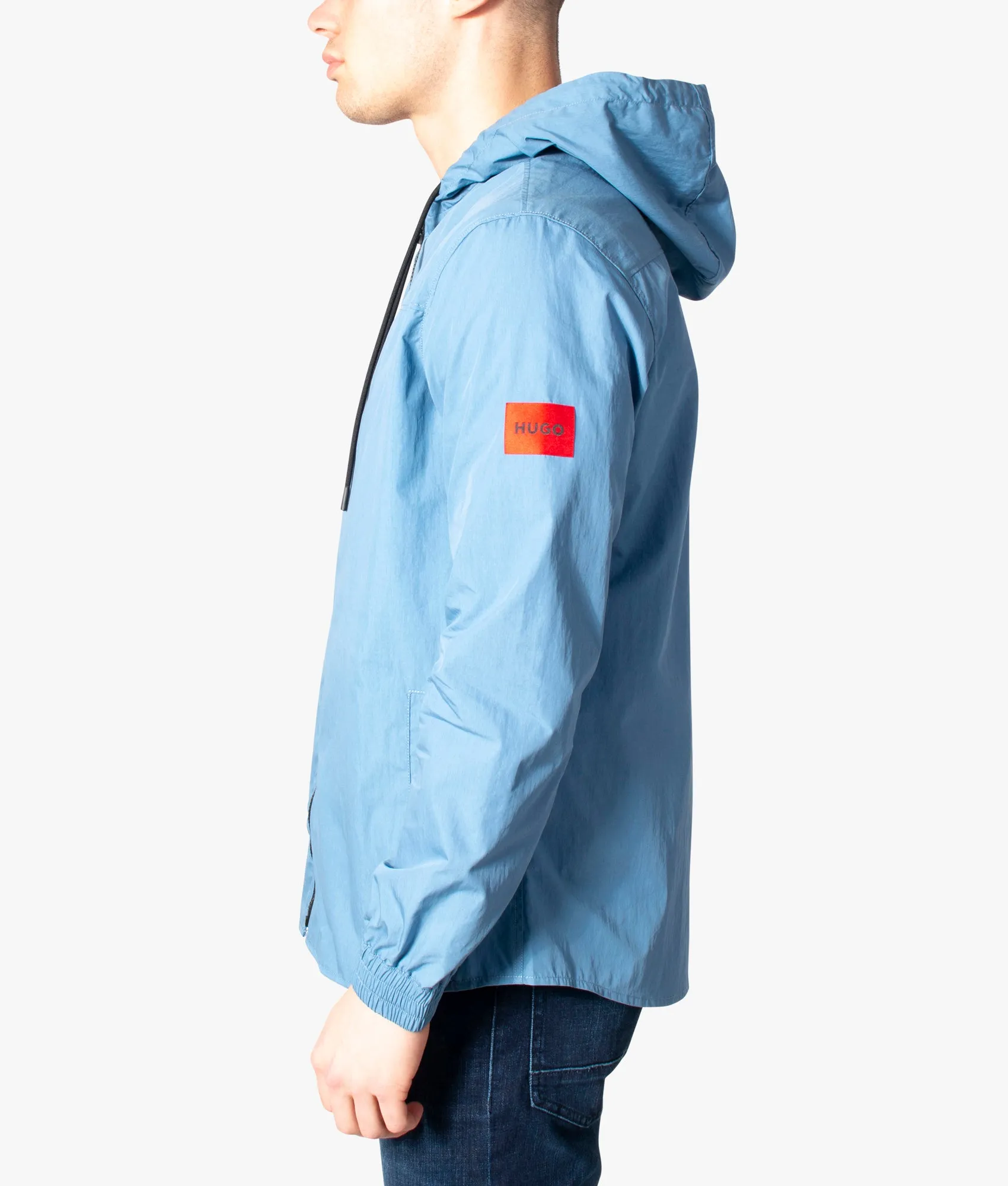 Oversized Ebindo Zip Through Windbreaker Jacket