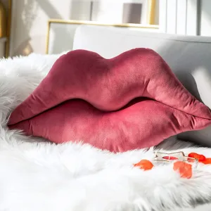 Pink Lips Pillow