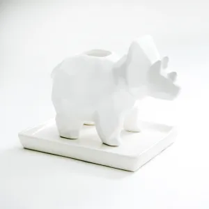 Pocco Triceratops Ceramic Humidifier Pot