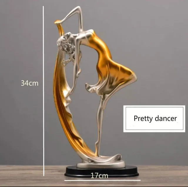 Pretty Dancer Figurines Wine Holder