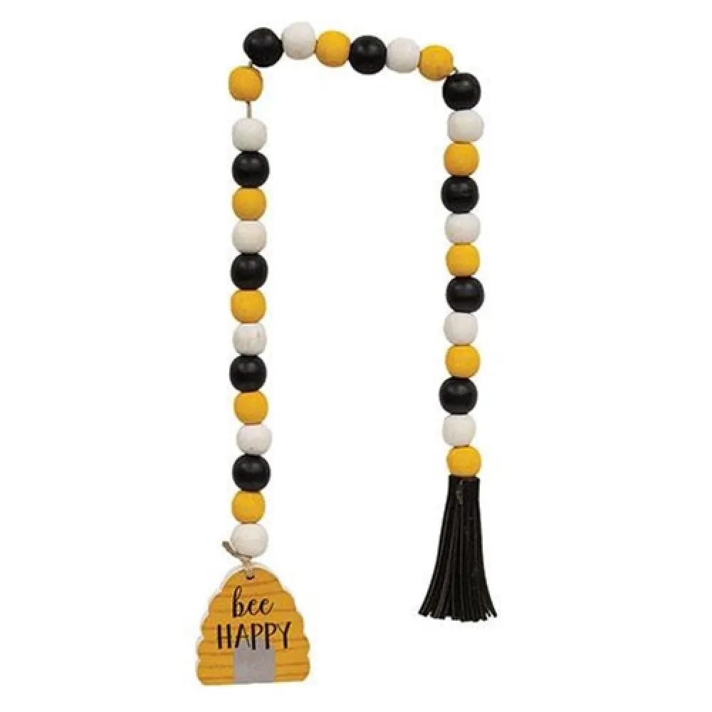 "Bee Happy" Beehive Bead Garland