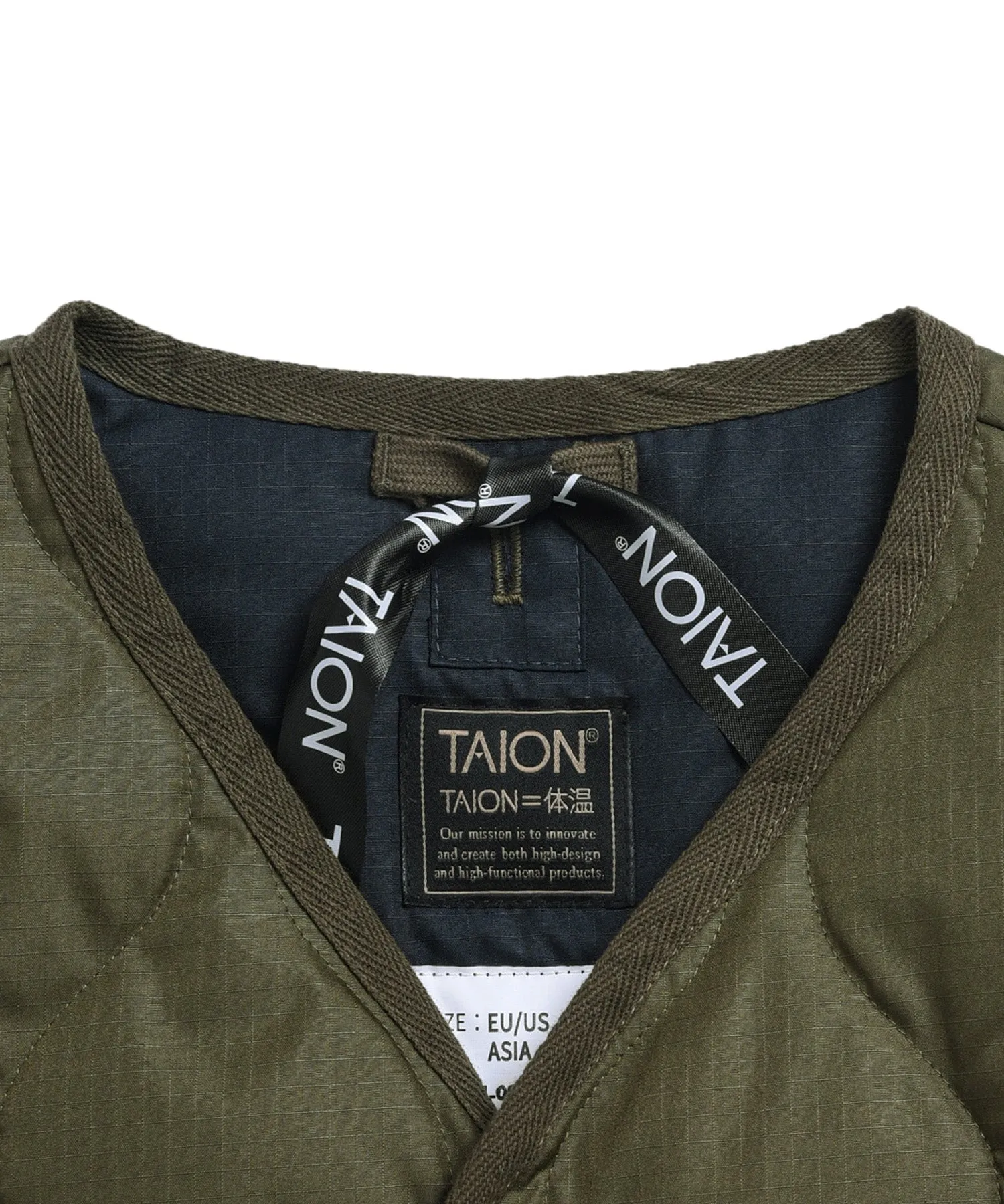 Taion Military W-Zip V-Neck Daunenjacke Herren