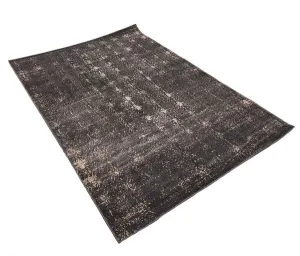 TEEK - 5' x 7'6'' Dark Plum Navy Vintage Silky Rug