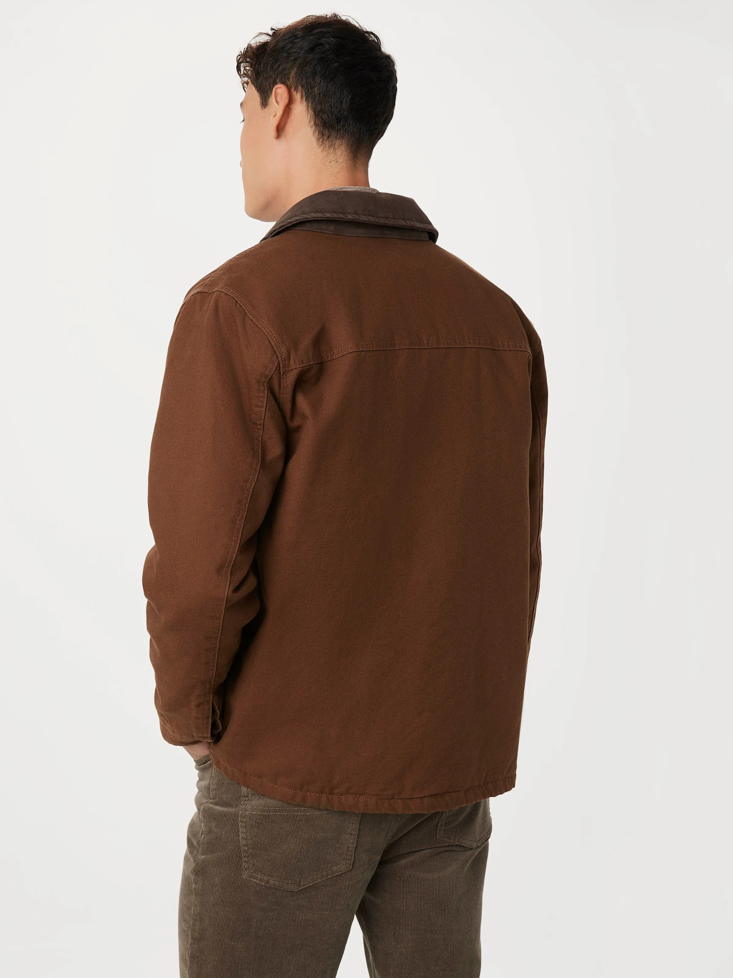 The Canvas Barn Jacket in Cappuccino