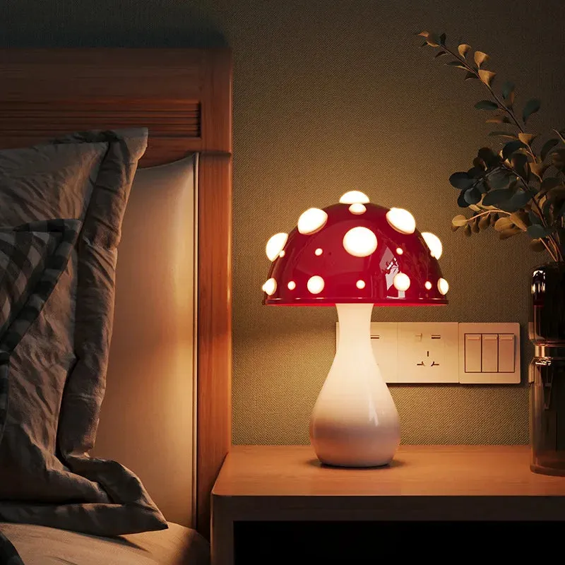 Tricolored Mushroom Warm Light Atmosphere Lamp