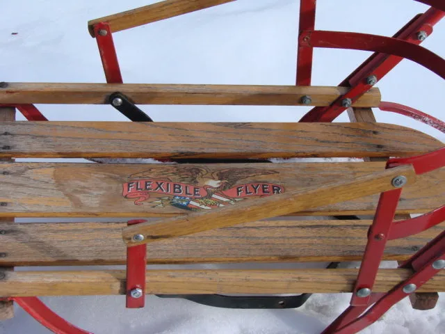 Vintage Flexible Flyer Push Sled