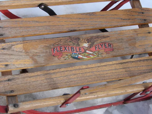 Vintage Flexible Flyer Push Sled