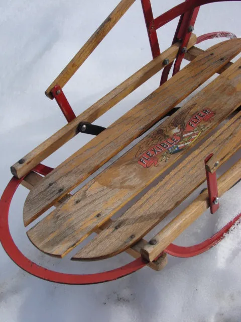 Vintage Flexible Flyer Push Sled