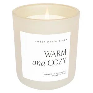 Warm   Cozy Matte Jar Candle