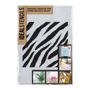 Zebra Stripes Pattern Stencil